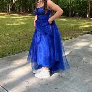 Royal Blue Dress Perfect Condition